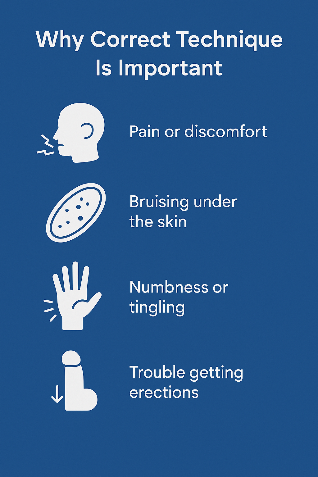 infographic of How to Do Jelqing Exercises Correctly