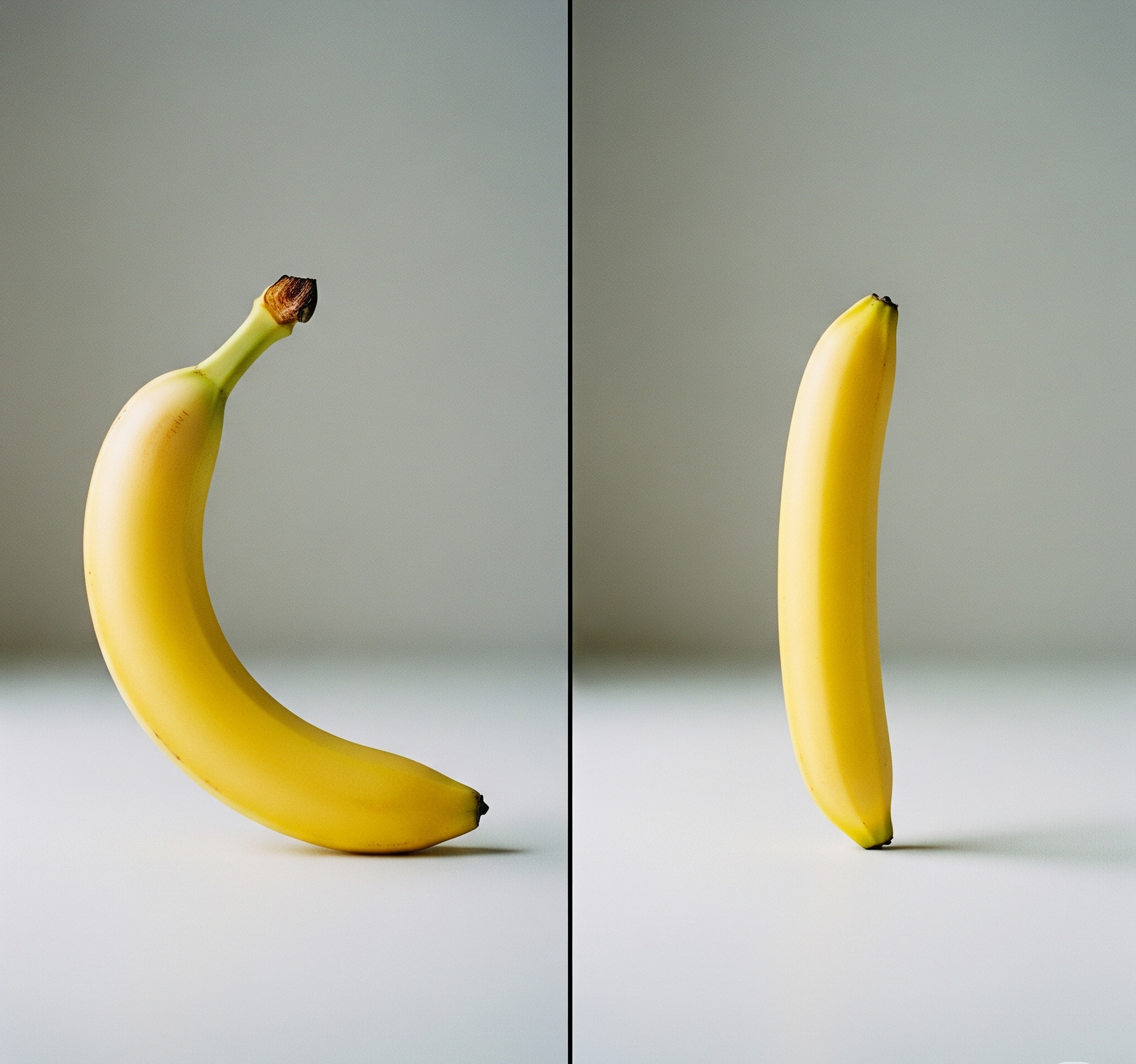 banana showing how penis extender straightens penis