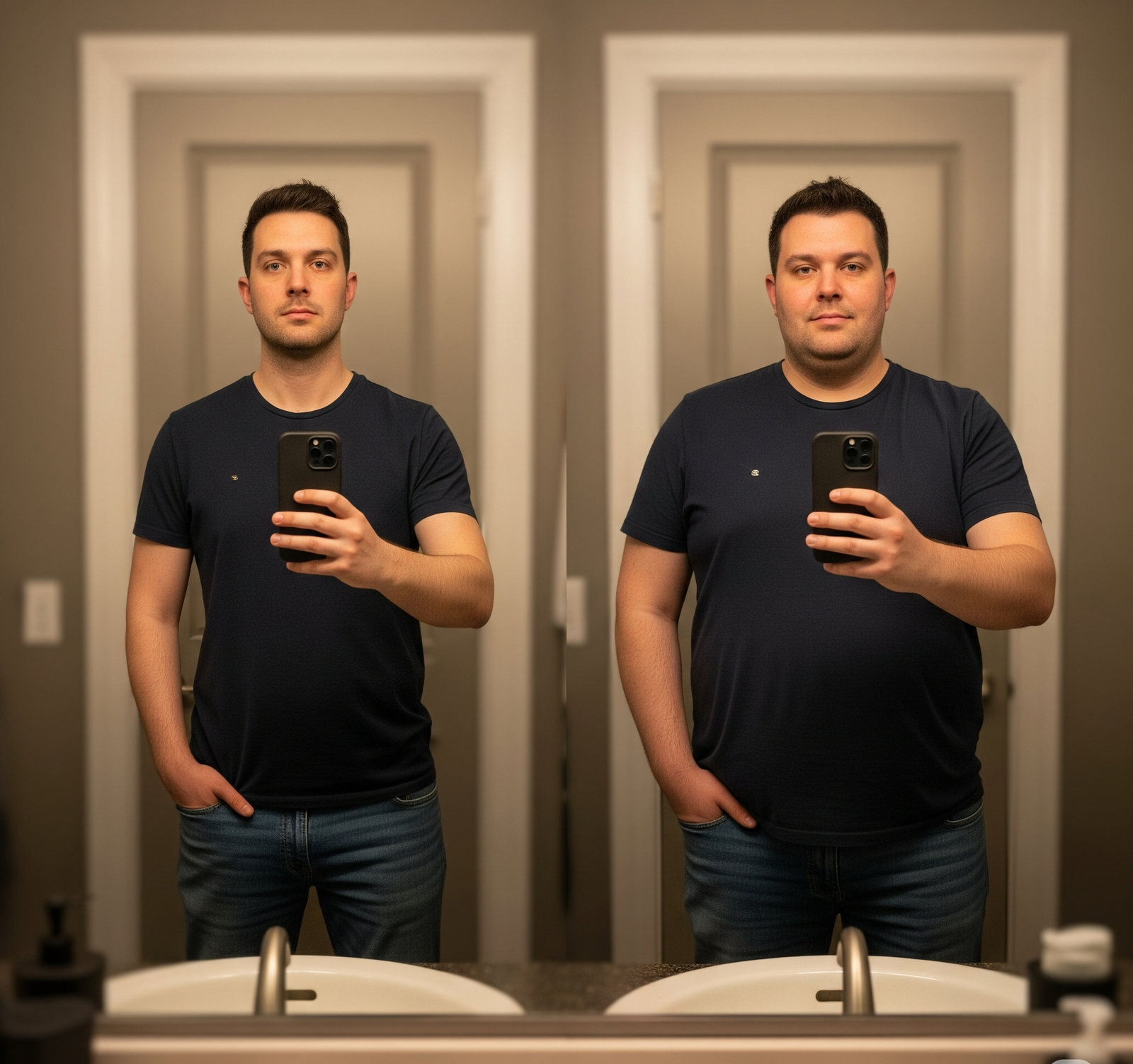 before and after weight loss pictures